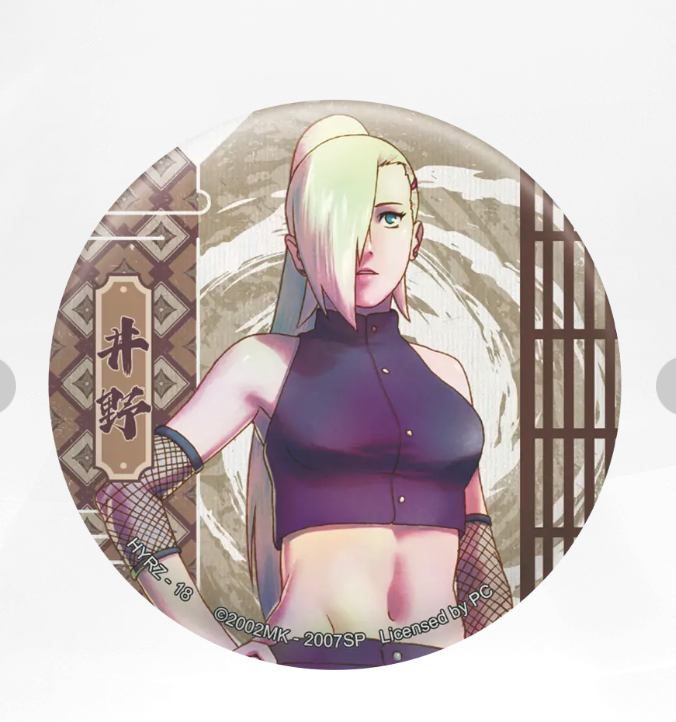 KAYOU Naruto Badge Set 4 Ninja Art