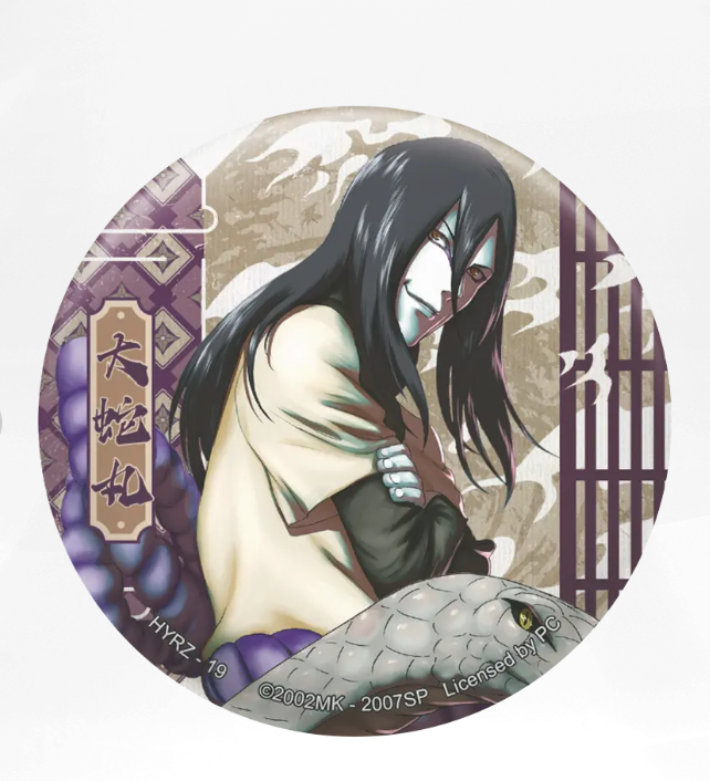 KAYOU Naruto Badge Set 4 Ninja Art