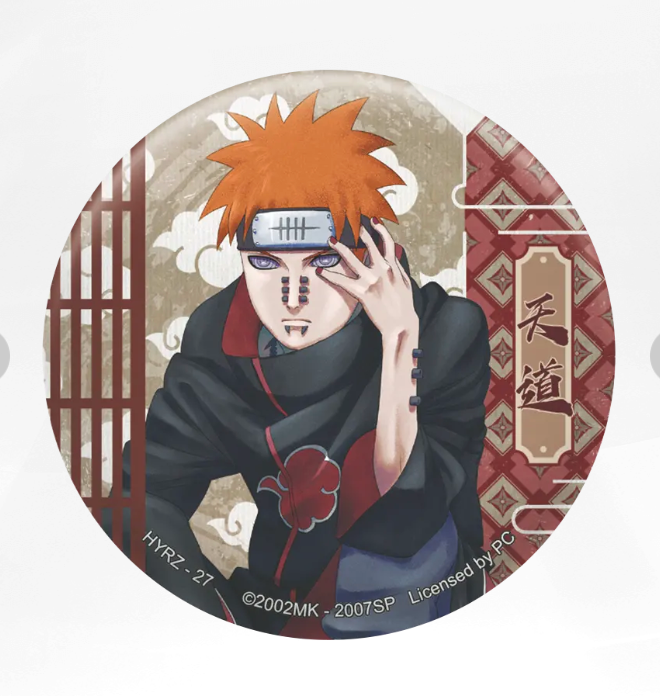 KAYOU Naruto Badge Set 4 Ninja Art