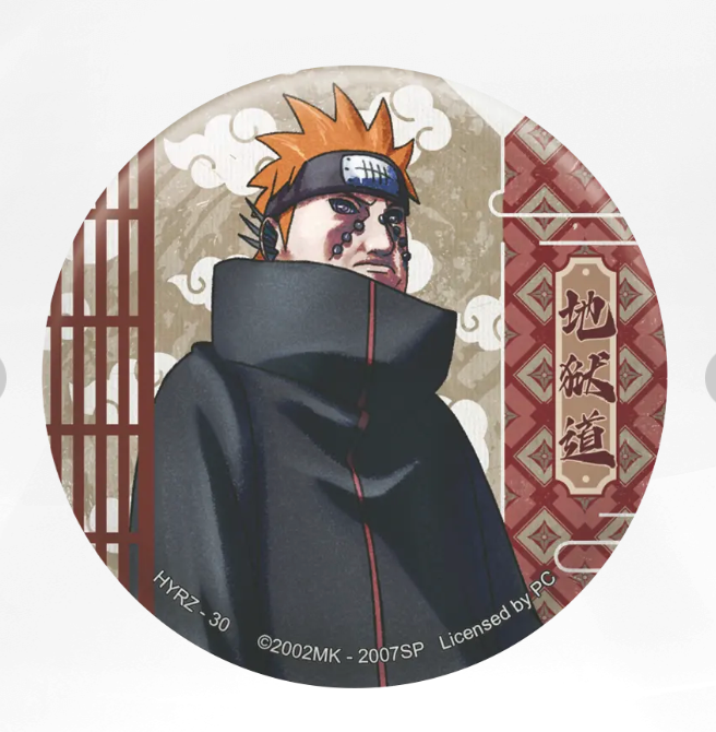 KAYOU Naruto Badge Set 4 Ninja Art
