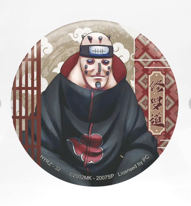 KAYOU Naruto Badge Set 4 Ninja Art
