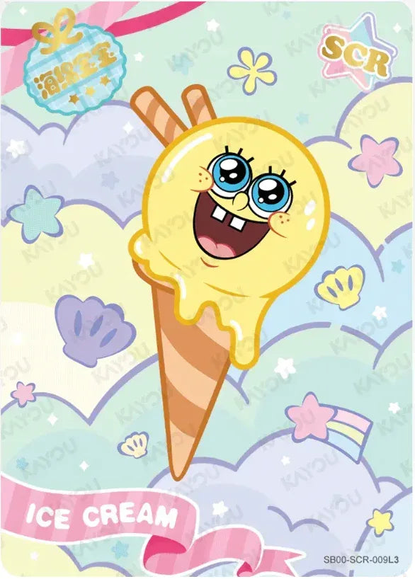 KAYOU SpongeBob L3 SCR Set (001-012) - FansTradingCards