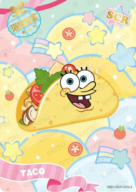 KAYOU SpongeBob L3 SCR Set (001-012) - FansTradingCards
