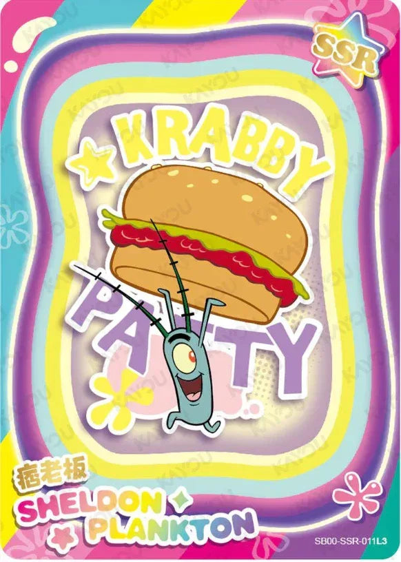 KAYOU SpongeBob L3 SSR Set (001-022) - FansTradingCards