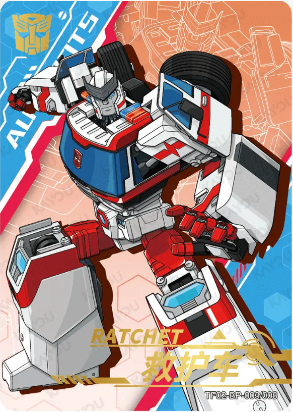 KAYOU Transformers Tier 1 BP Set (001-008)