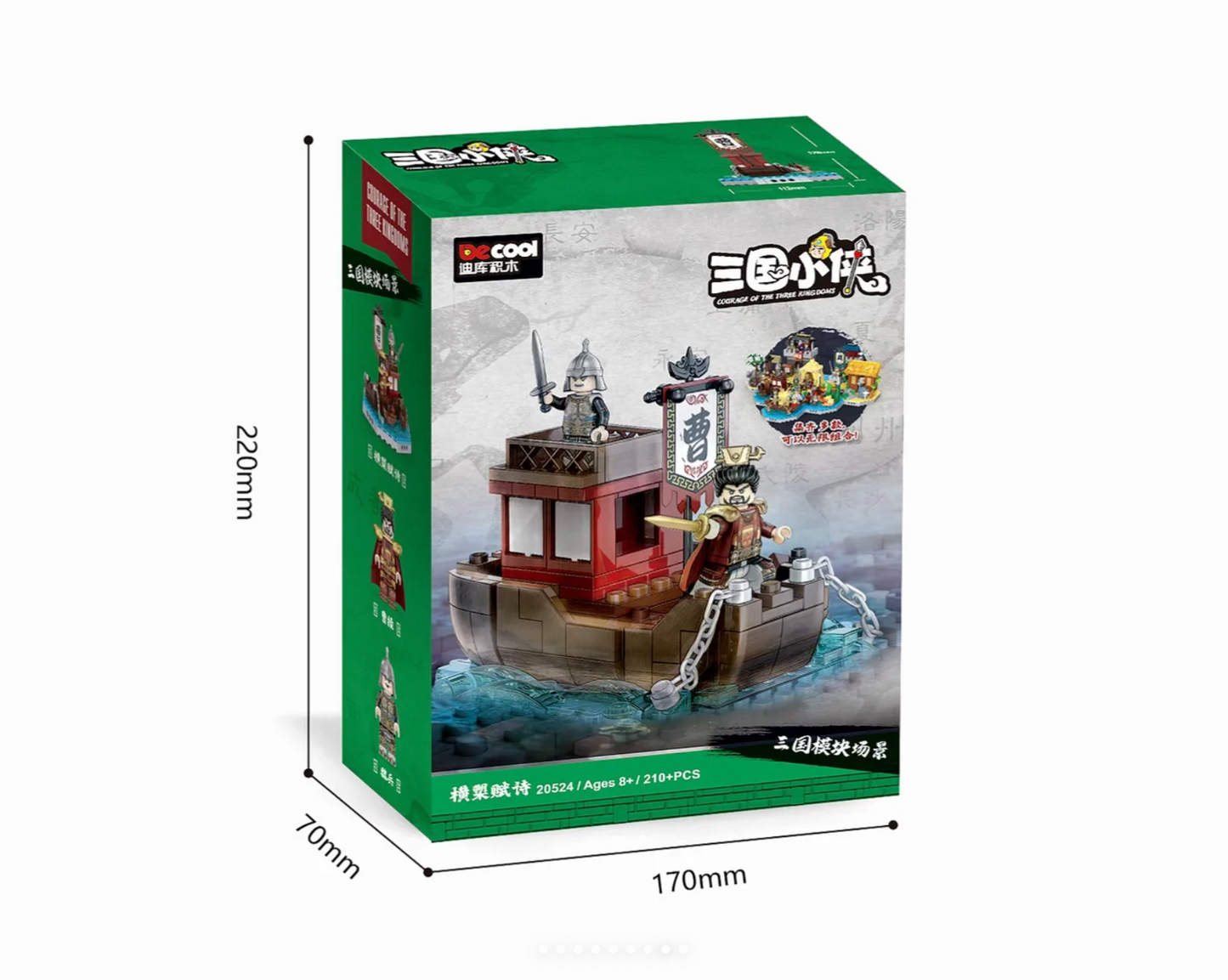 DeCool Three Kingdoms 20518-20525 Mini-Theme Set Pre-Order