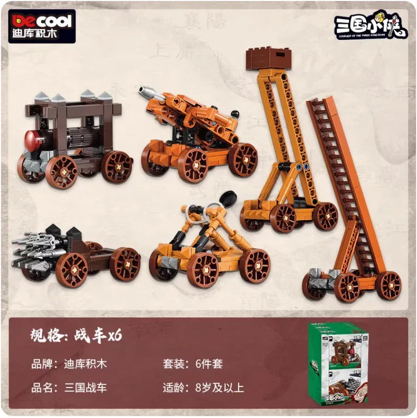 DeCool Three Kingdoms 20501-20517 Theme Set - FansTradingCards