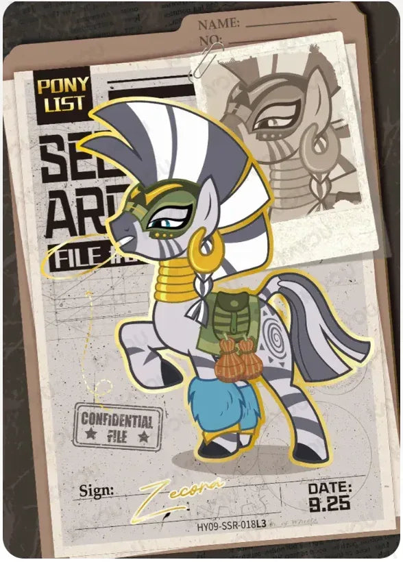 KAYOU My Little Pony L3 SSR Set (Moon 6/7/8/9/10) - FansTradingCards