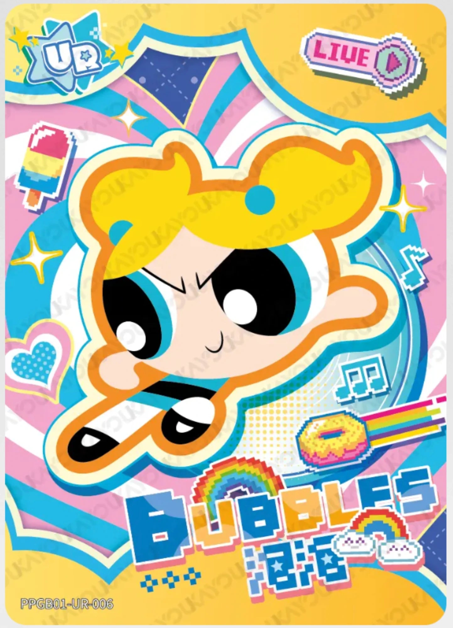 KAYOU The Powerpuff Girls L3 UR Card (Candy 1)(Pull-Rate: 1/7.5