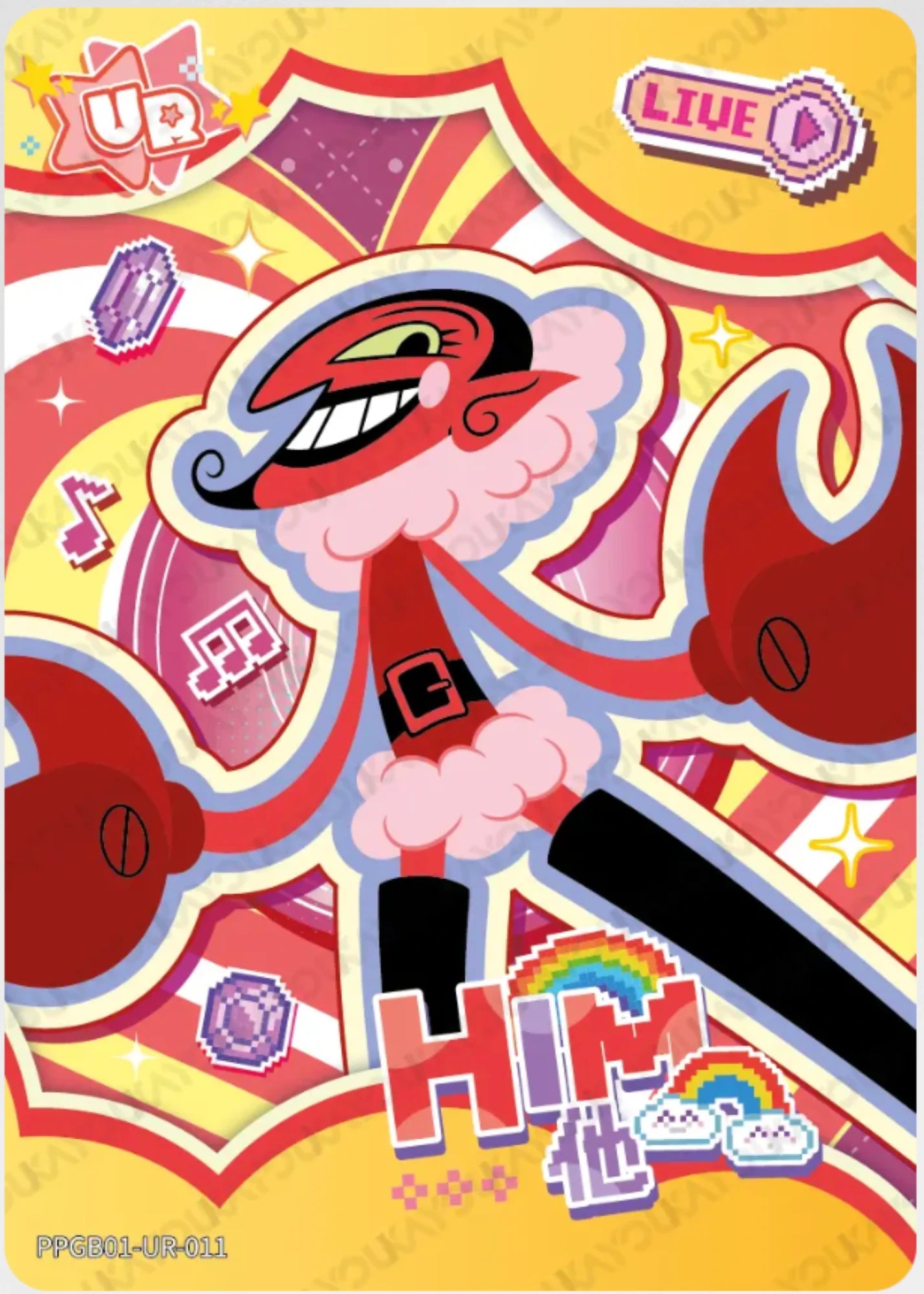 KAYOU The Powerpuff Girls L3 UR Card (Candy 1)(Pull-Rate: 1/7.5)