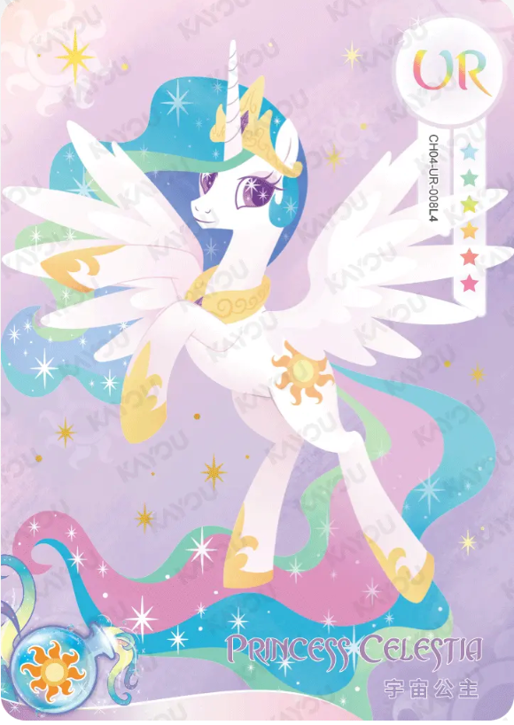 KAYOU My Little Pony L4 UR Card (Rainbow 4/5)(Pull-Rate: 44.44%)