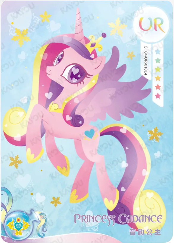KAYOU My Little Pony L4 UR Card (Rainbow 4/5)(Pull-Rate: 44.44%)