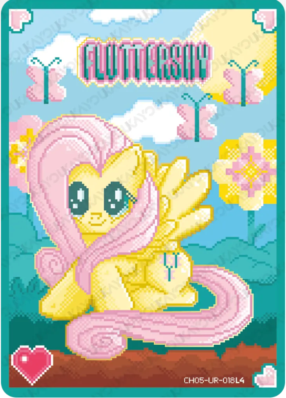 KAYOU My Little Pony L4 UR Card (Rainbow 4/5)(Pull-Rate: 44.44%)