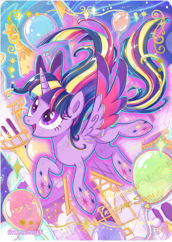KAYOU My Little Pony L5 ZR Card (Moon 8/9/10/11) (Pull-Rate: 0.02%~0.97%)