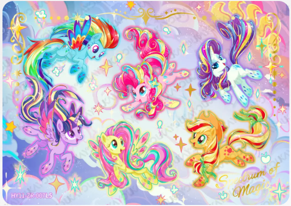 KAYOU My Little Pony L5 ZR Card (Moon 8/9/10/11) (Pull-Rate: 0.02%~0.97%)