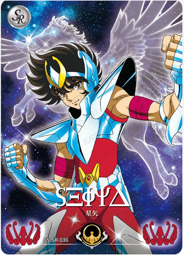 KAYOU Saint Seiya L2 SR Card (001-040) (Pull Rate: 100%)