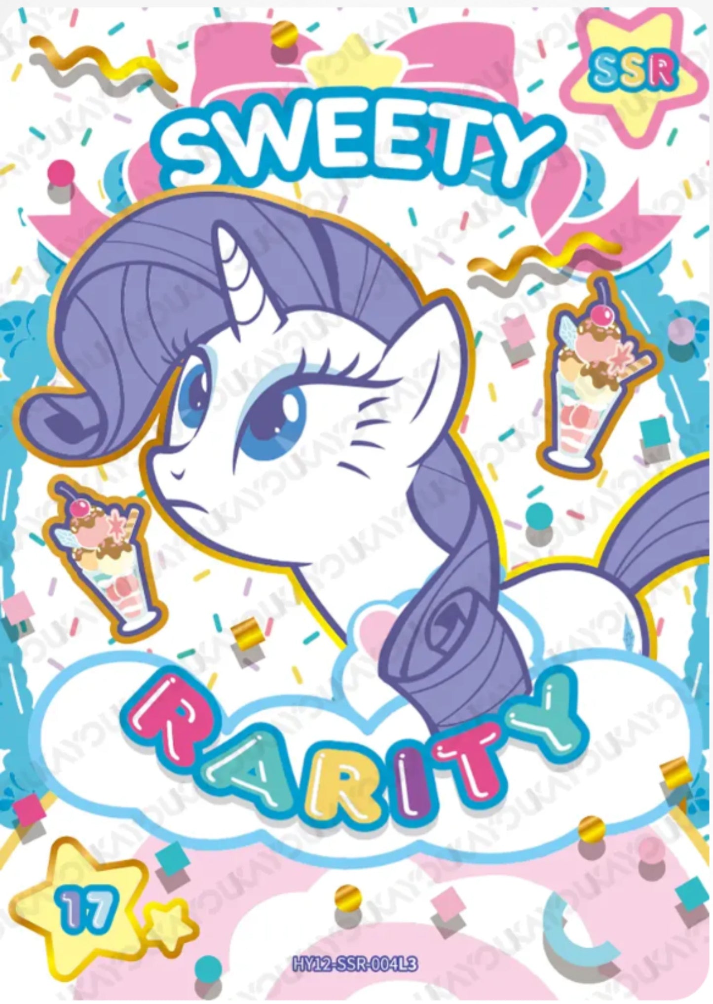 KAYOU MY Little Pony L3 SSR Card (43.48%)