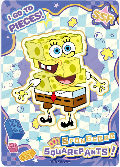 KAYOU SpongeBob L3 SSR Card (Pull Rate: 20%~51%)