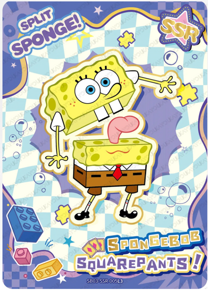 KAYOU SpongeBob L3 SSR Card (Pull Rate: 20%~51%)