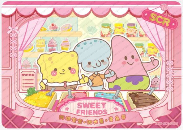 KAYOU SpongeBob L3 SCR Card (Pull Rate: 10%~20%)