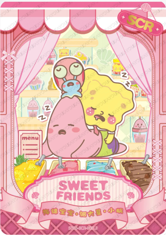 KAYOU SpongeBob L3 SCR Card (Pull Rate: 10%~20%)