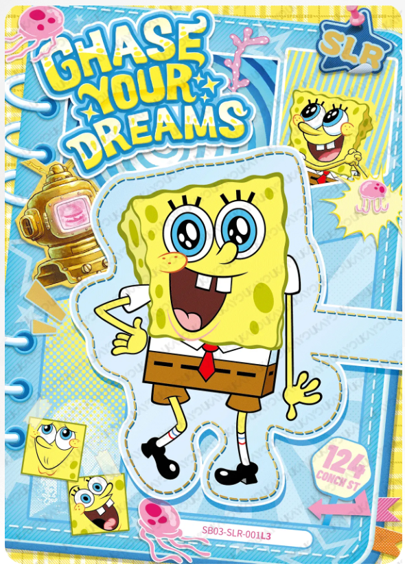 KAYOU SpongeBob L2 SLR Card (Pull Rate: 5.56%~20%)