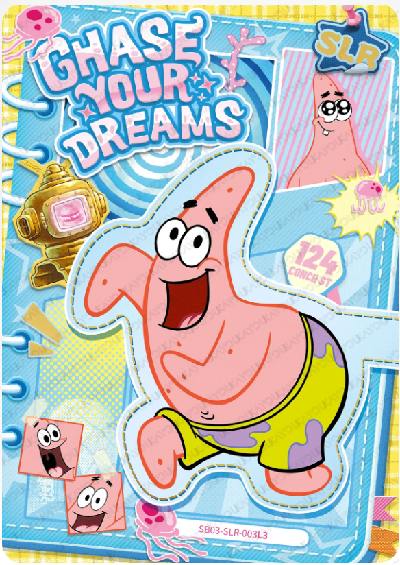 KAYOU SpongeBob L2 SLR Card (Pull Rate: 5.56%~20%)