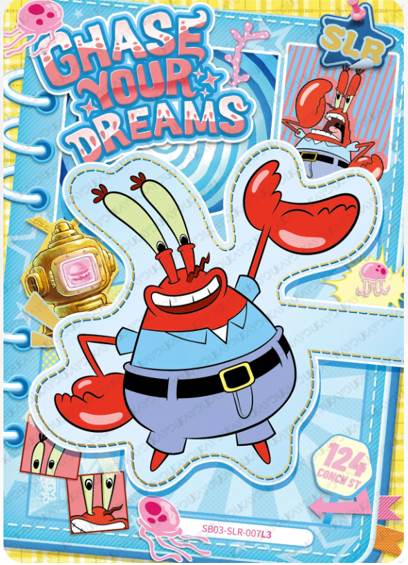 KAYOU SpongeBob L2 SLR Card (Pull Rate: 5.56%~20%)