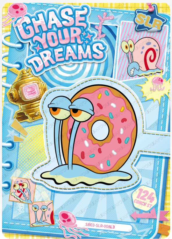 KAYOU SpongeBob L2 SLR Card (Pull Rate: 5.56%~20%)