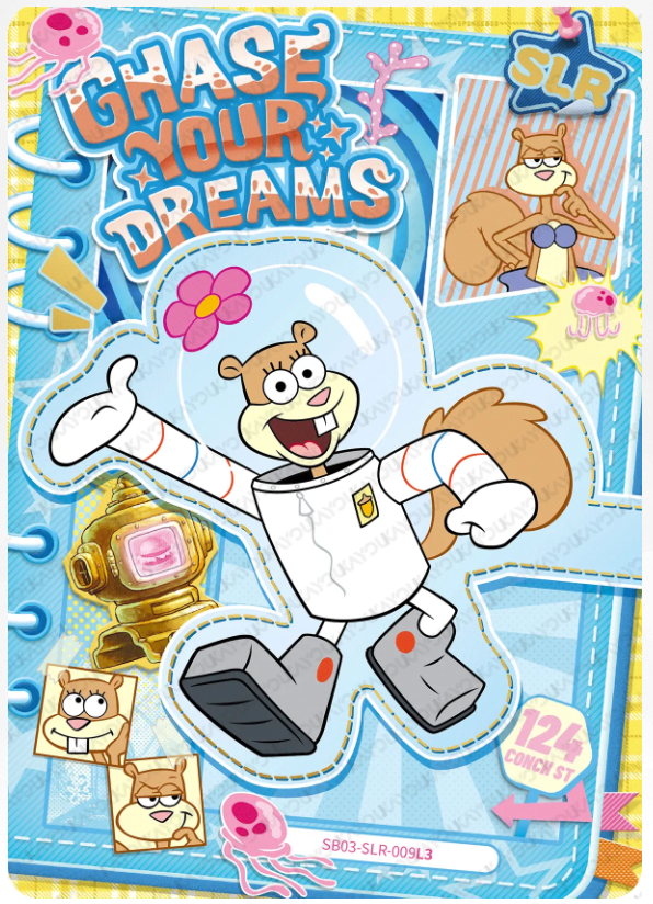 KAYOU SpongeBob L2 SLR Card (Pull Rate: 5.56%~20%)