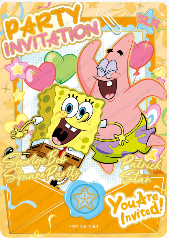 KAYOU SpongeBob L2 SLR Card (Pull Rate: 5.56%~20%)