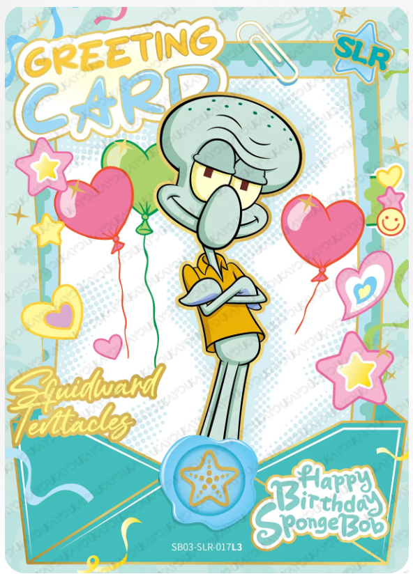 KAYOU SpongeBob L2 SLR Card (Pull Rate: 5.56%~20%)