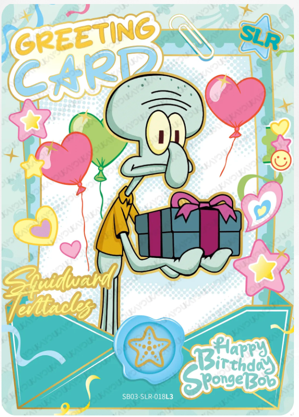 KAYOU SpongeBob L2 SLR Card (Pull Rate: 5.56%~20%)