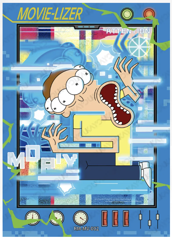 KAYOU Rick and Morty L3 MV Card (Pull Rate: 20%)