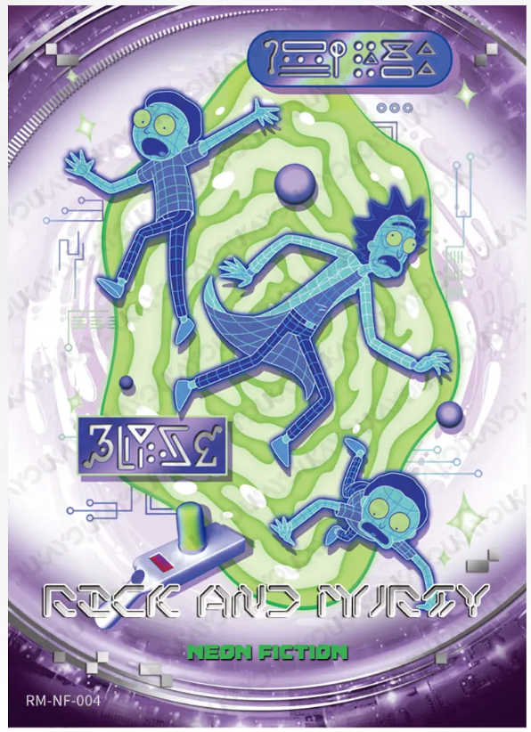 KAYOU Rick and Morty L4 NF Card (Pull Rate: 7.25%)