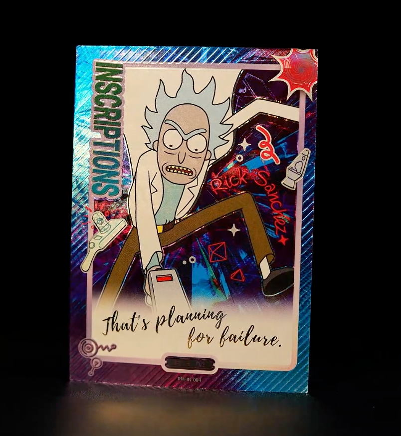 KAYOU Rick and Morty L5 MA/IN Card (Pull Rate: 0.90%~1.55%)