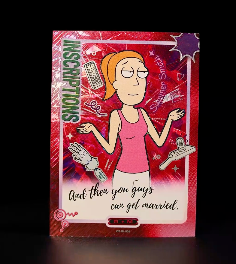 KAYOU Rick and Morty L5 MA/IN Card (Pull Rate: 0.90%~1.55%)