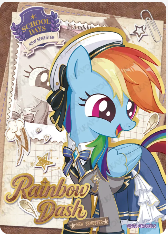 KAYOU My Little Pony L4 CR Card (Pull-Rate: 0.56%~1.11%)