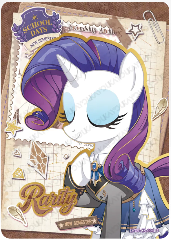 KAYOU My Little Pony L4 CR Card (Pull-Rate: 0.56%~1.11%)