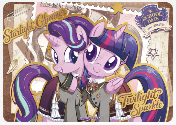 KAYOU My Little Pony L4 CR Card (Pull-Rate: 0.56%~1.11%)