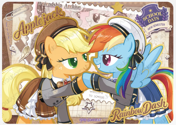 KAYOU My Little Pony L4 CR Card (Pull-Rate: 0.56%~1.11%)