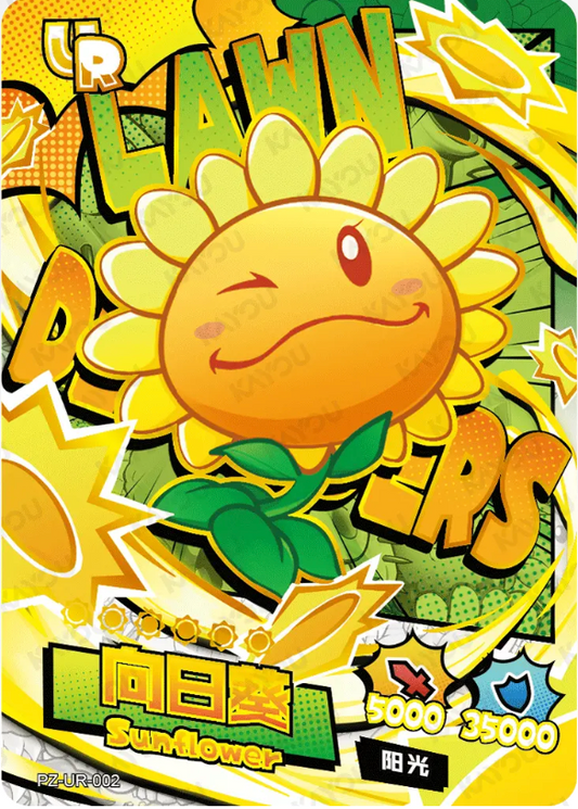 KAYOU Plants VS. Zombies L3 UR Card (Pull Rate: 6.67%)