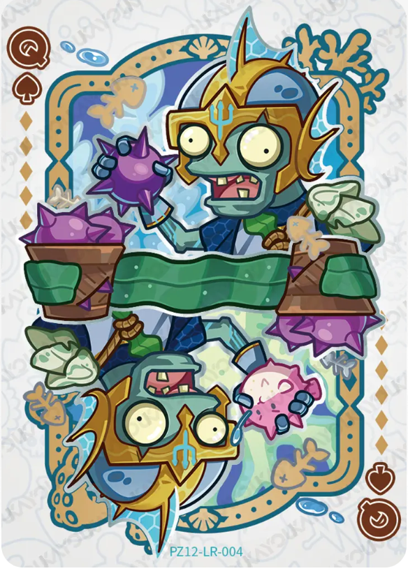 KAYOU Plants VS. Zombies L4 LR Card (Pull Rate: 2.43%)