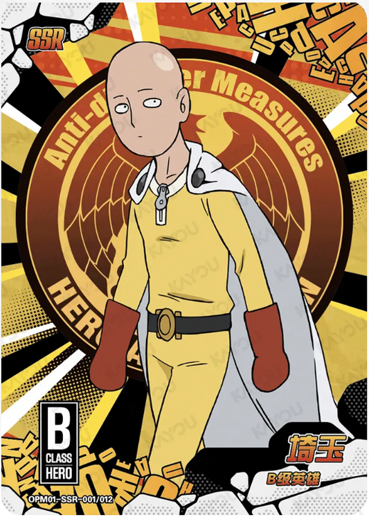 KAYOU One-Punch Man L3 SSR Card (Pull Rate: 27.78%))