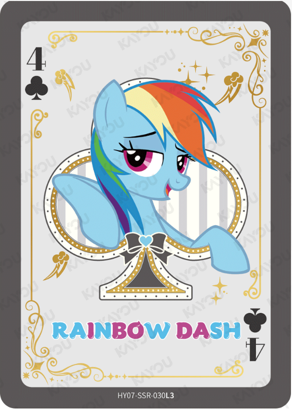 KAYOU My Little Pony L3 SSR Card (Moon 7/8) (Pull Rate: 44.44%)