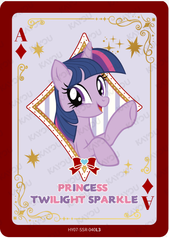 KAYOU My Little Pony L3 SSR Card (Moon 7/8) (Pull Rate: 44.44%)