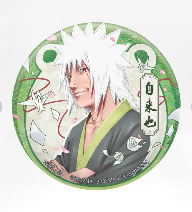 KAYOU Naruto Badge Set 4 Ninja Art