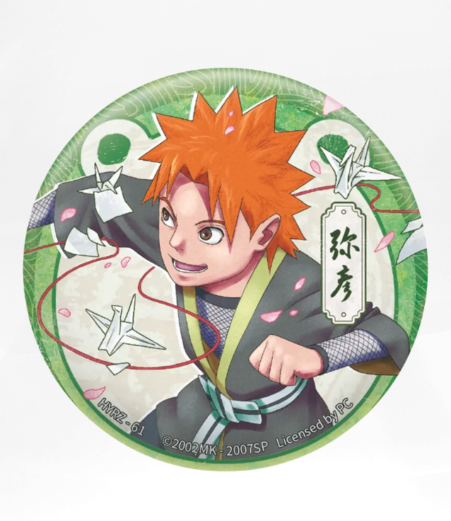 KAYOU Naruto Badge Set 4 Ninja Art