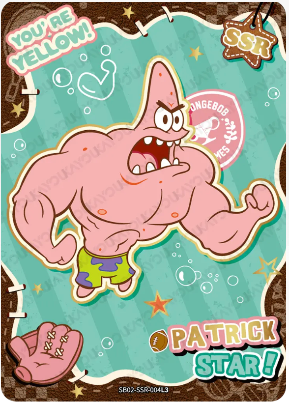 KAYOU SpongeBob L3 SSR Set (001-022)