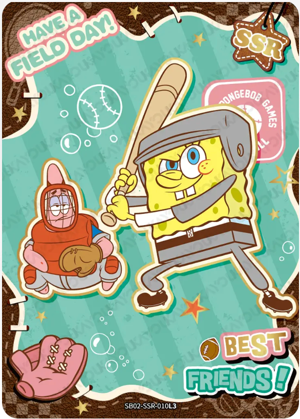 KAYOU SpongeBob L3 SSR Set (001-022)